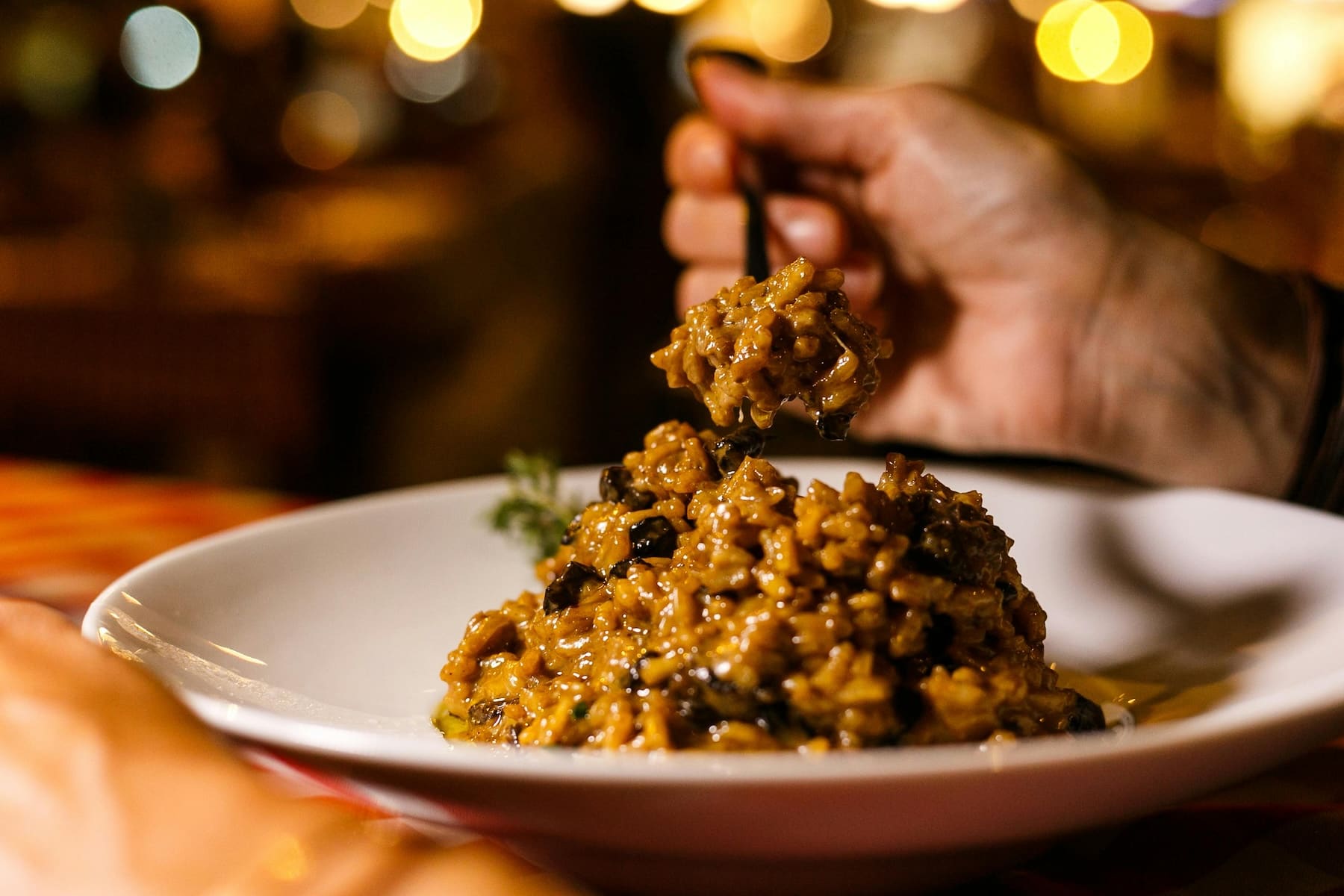 Otro risotto de setas con foie
