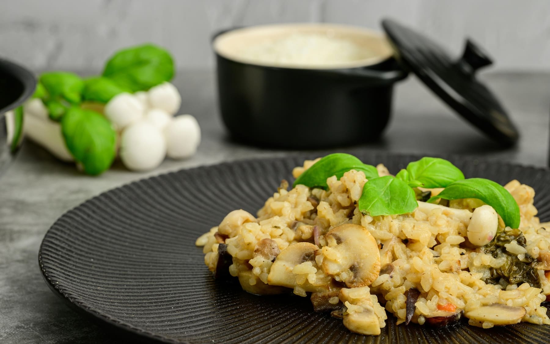 Otro risotto de setas con foie