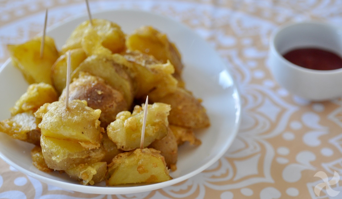 Patatas rebozadas para el aperitivo