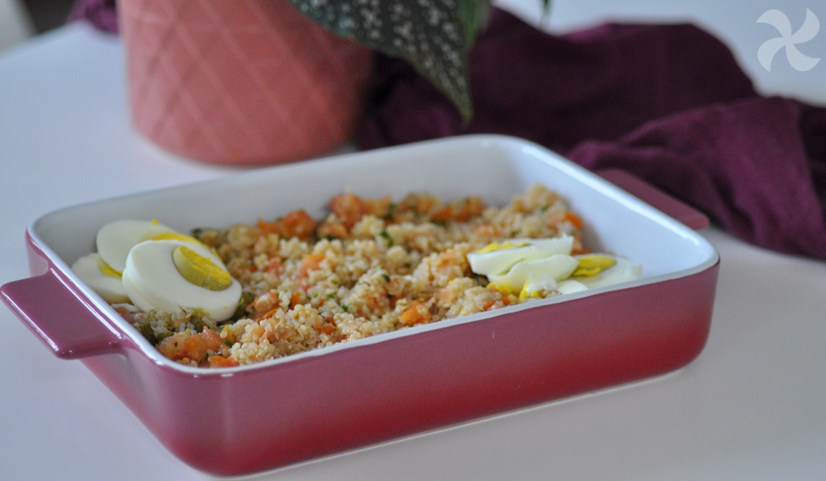 Ensalada sencilla de quinoa