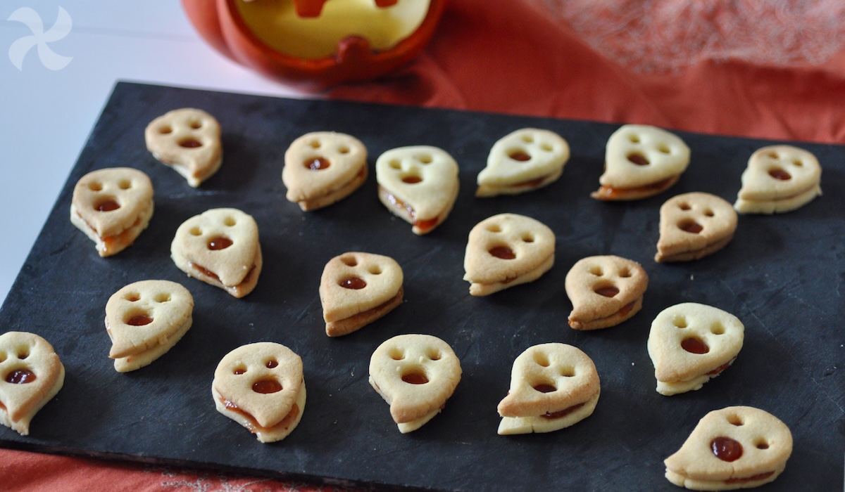 Galletas fantasma para Halloween
