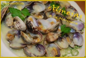 Receta Thermomix Navidad Almejas a la Marinera