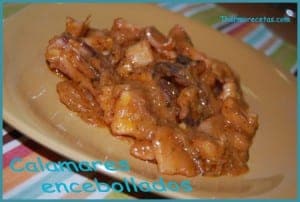 Receta Thermomix calamares encebollados