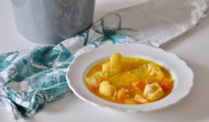 Caldo con verduras