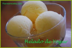 Receta Thermomix Helado de Yogur