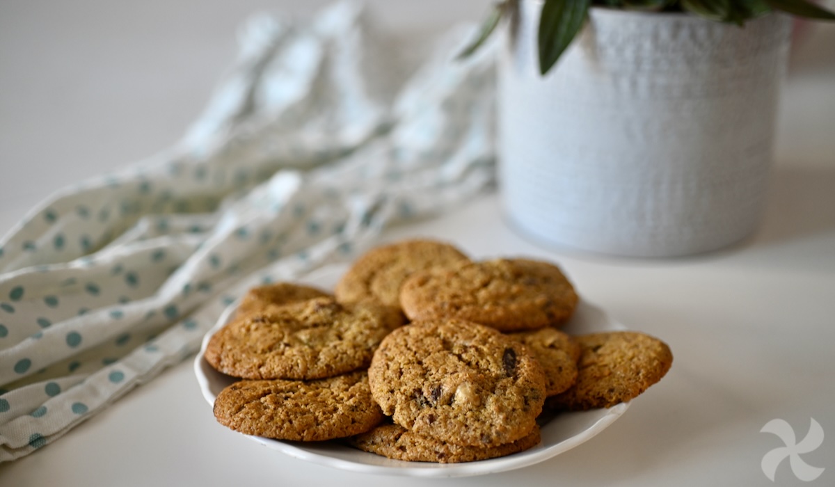 Galletas sin gluten, con harina de lentejas
