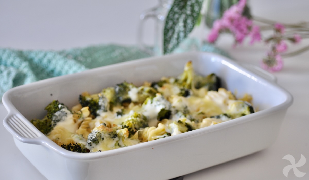 Gratinado de pasta y brócoli