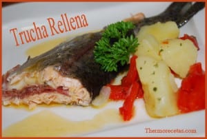 Receta Thermomix Trucha Rellena
