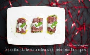 bocaditos de ternera rellenos