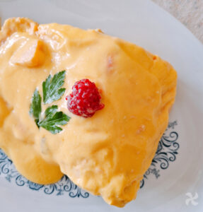 Salmón con salsa de mango