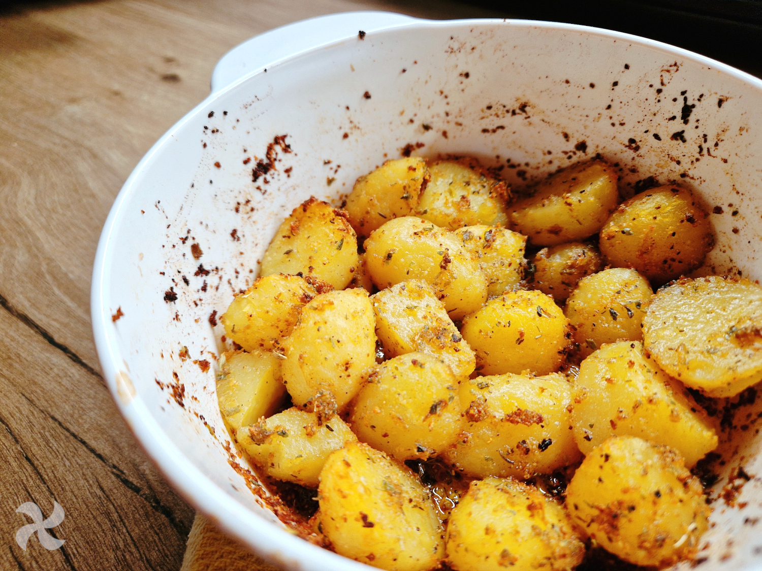 Patatas de guarnición en airfryer