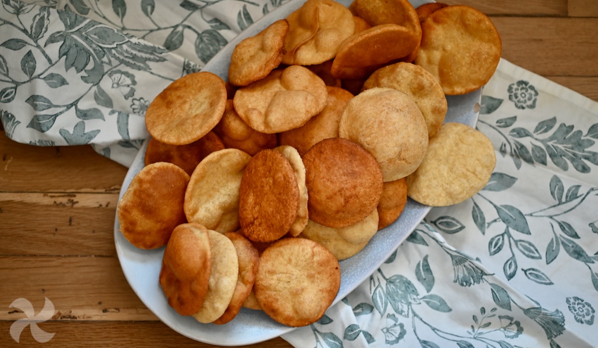 Pan frito, con harina de garbanzos