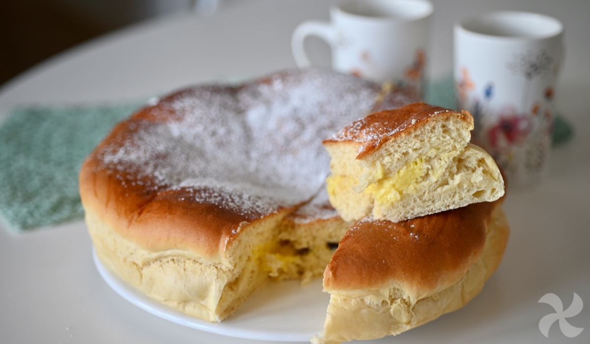 Tarta brioche
