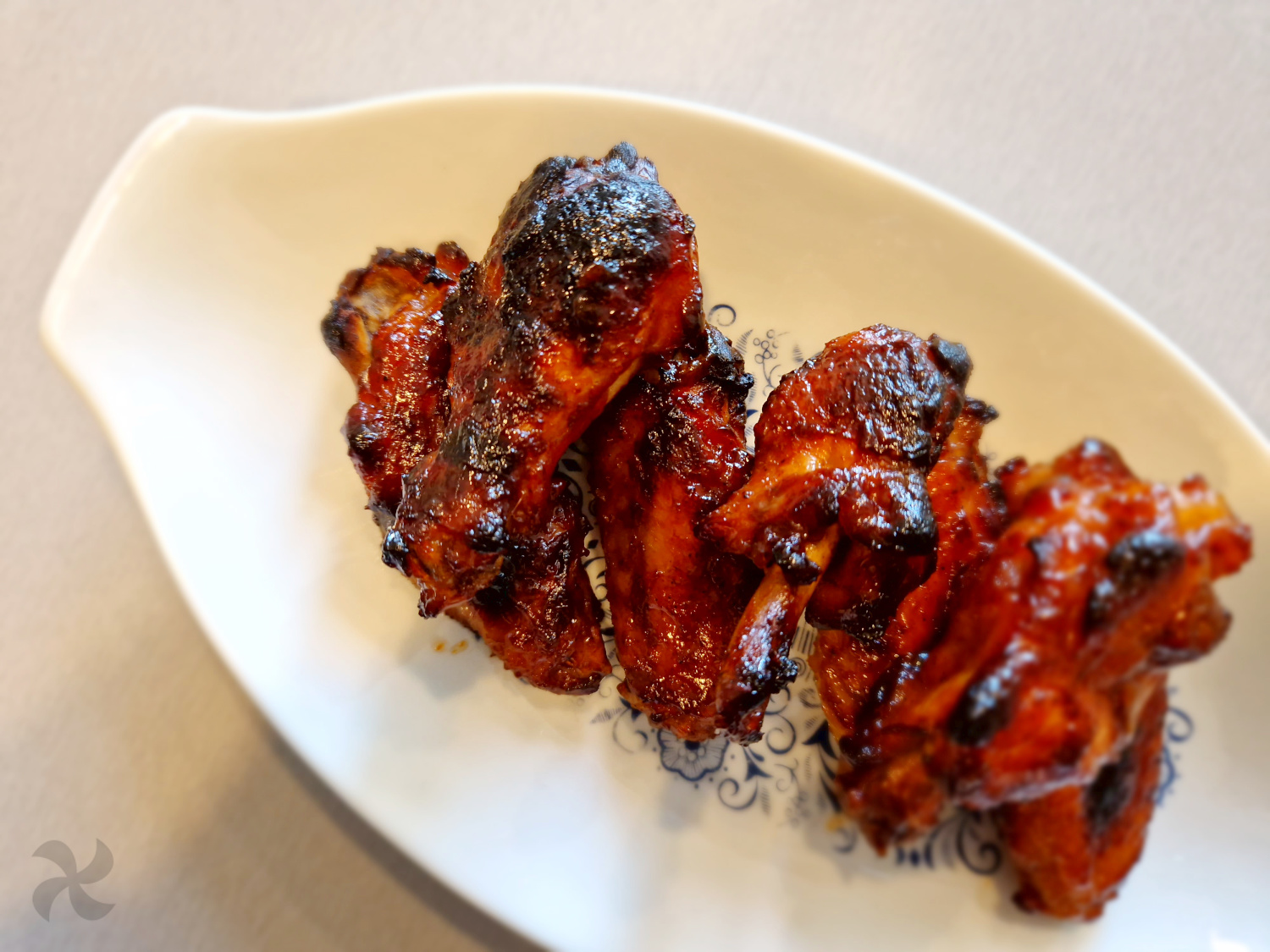 Alitas de pollo a la miel en airfryer