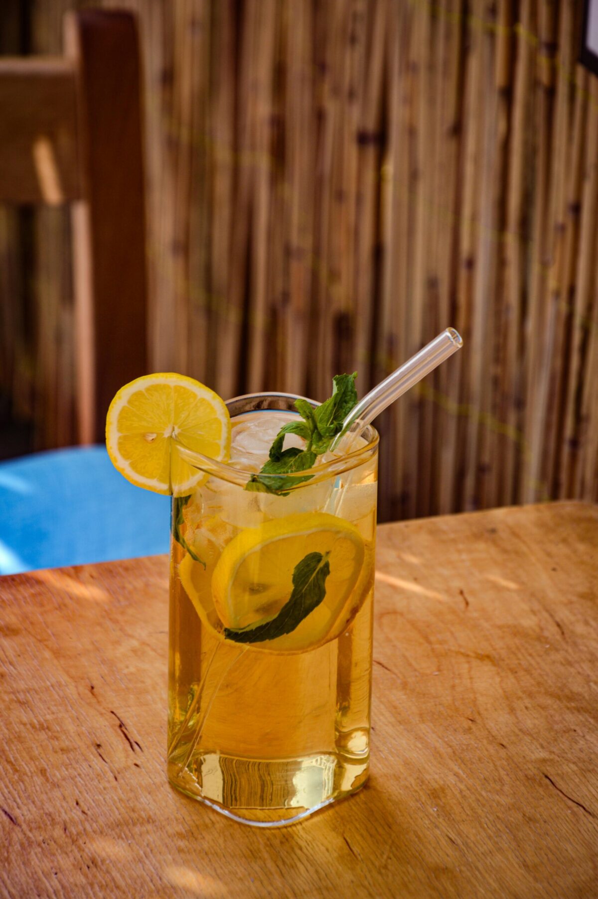 bebidas de té frío