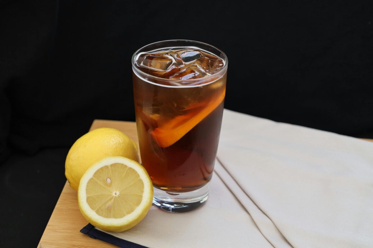bebidas de té frío