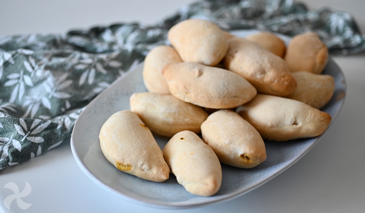 Empanadillas de verdura y garbanzos
