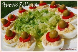 Receta Thermomix Huevos Rellenos