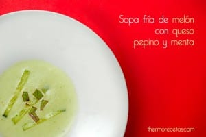 Sopa fría de melón