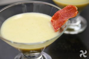 crema de calabacín y melón