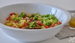 Ensalada de patata y sandía