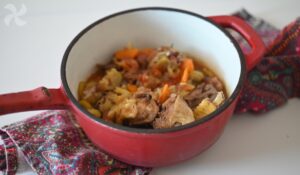 Guiso de pollo y verduras