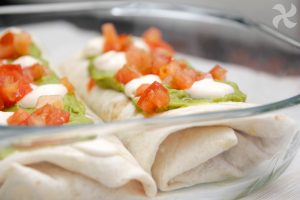 burritos de pollo