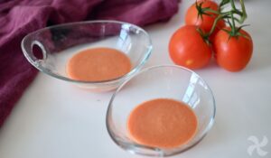 Gazpacho con tomates secos