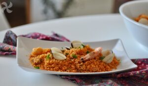 Cuscús con marisco