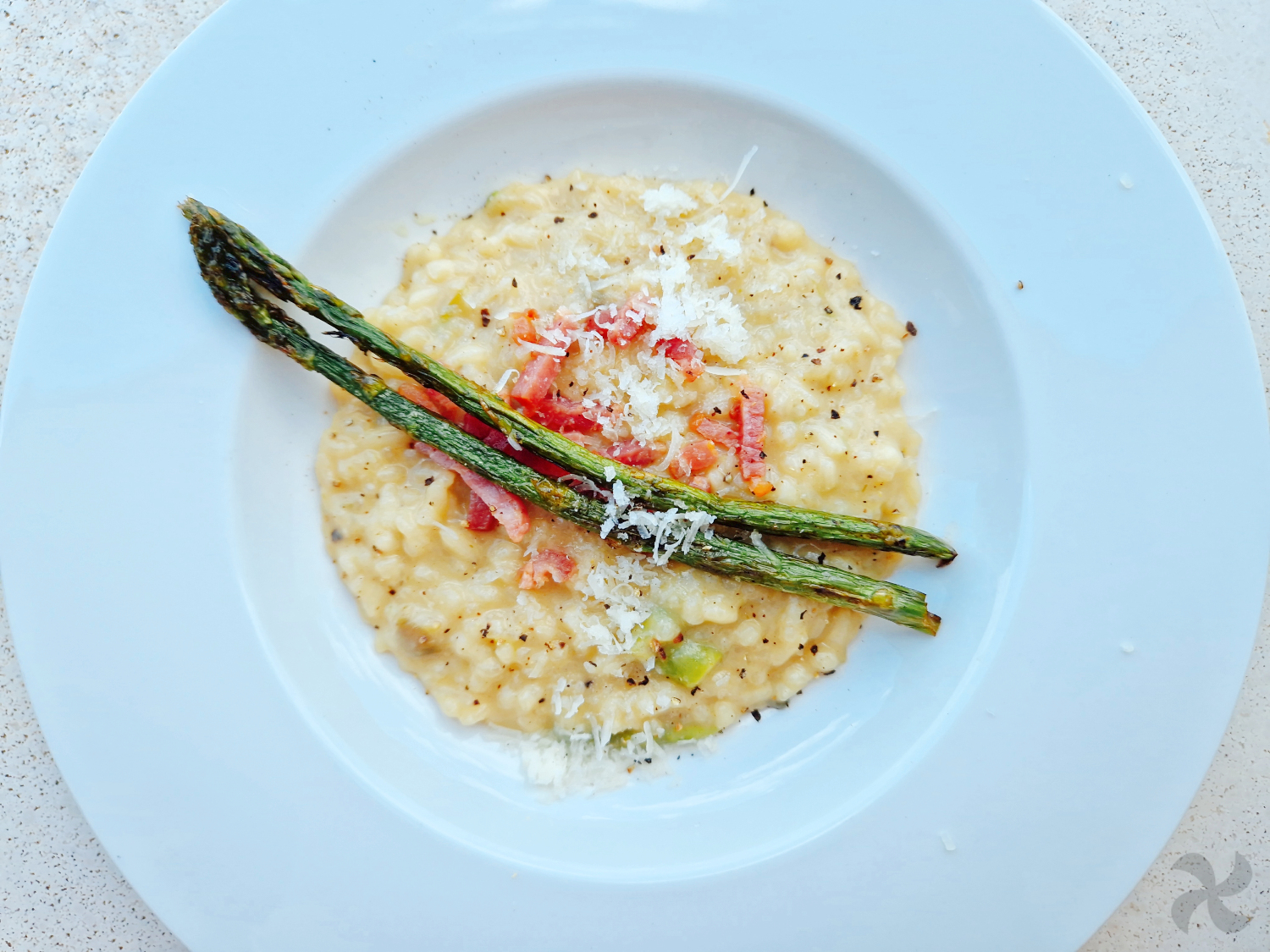 Risotto de espárragos