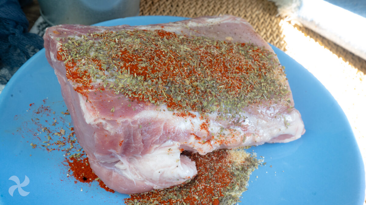 Lomo a la sal con especias