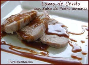 Receta Thermomix Lomo de Cerdo a la sal con Salsa de Pedro Ximénez