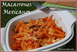 receta facil thermomix macarrones mexicanos