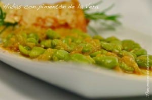 Habas con pimentón de la Vera
