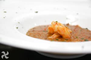 Lentejas con langostinos (Dabiz Muñoz) 1