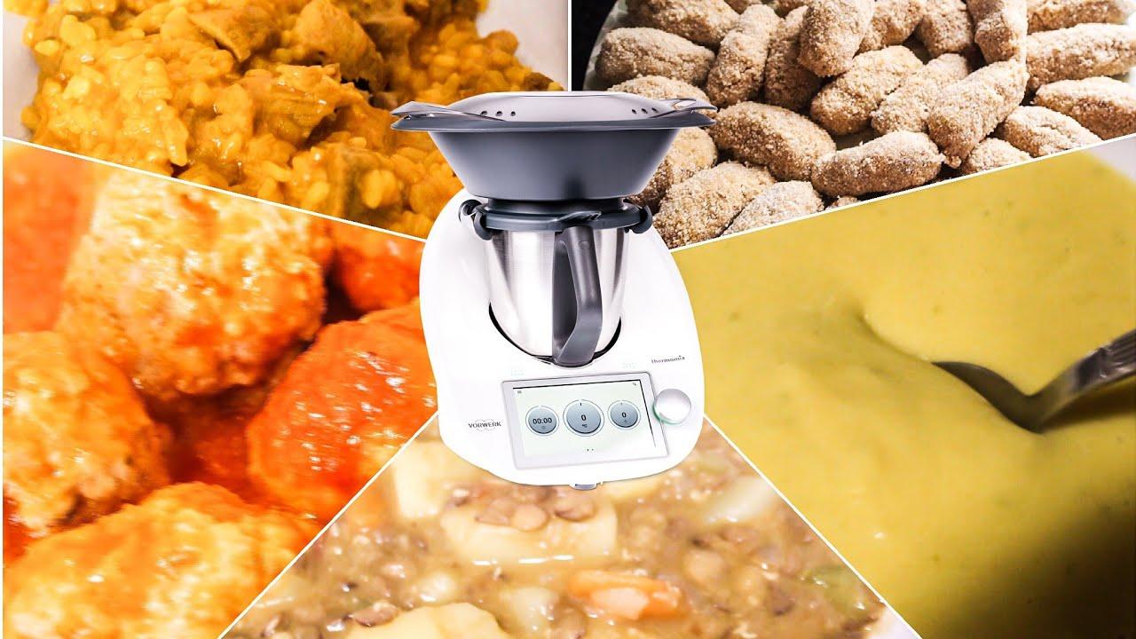ideas de menú para llevar con Thermomix menú semanal de tupper con Thermomix