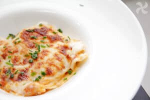 Lasaña con bechamel super cremosa