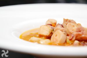 Fabes con pulpo1