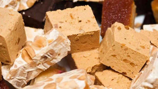 Turrón y mousse