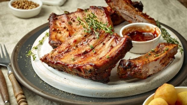Receta de costillas de cerdo con mermelada de naranja