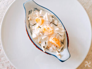 Ensalada de col, manzana y mandarina2