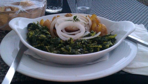 Receta con grelos