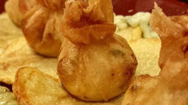 Salmón en pasta filo