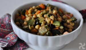 Verduritas con garbanzos