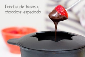 Fondue de chocolate