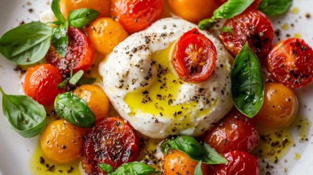 Receta de burrata