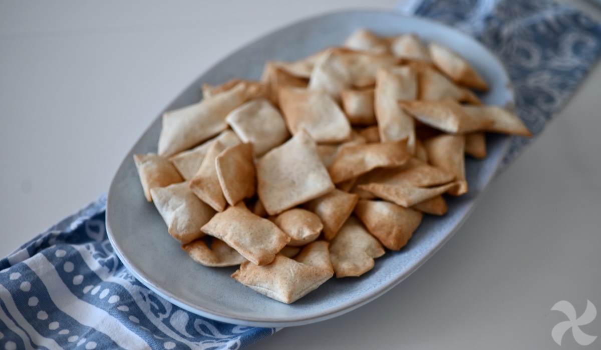 Crackers de harina integral y masa madre