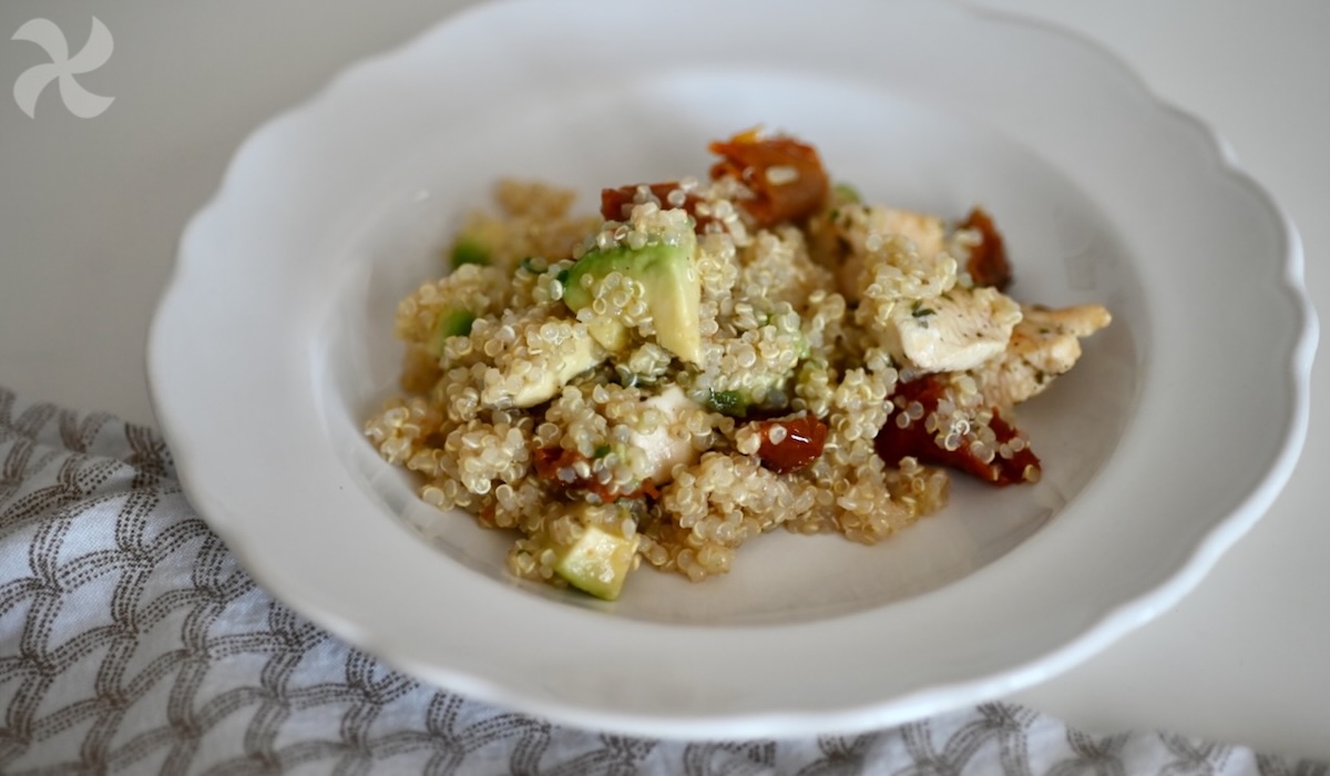 Ensalada de quinoa y pollo
