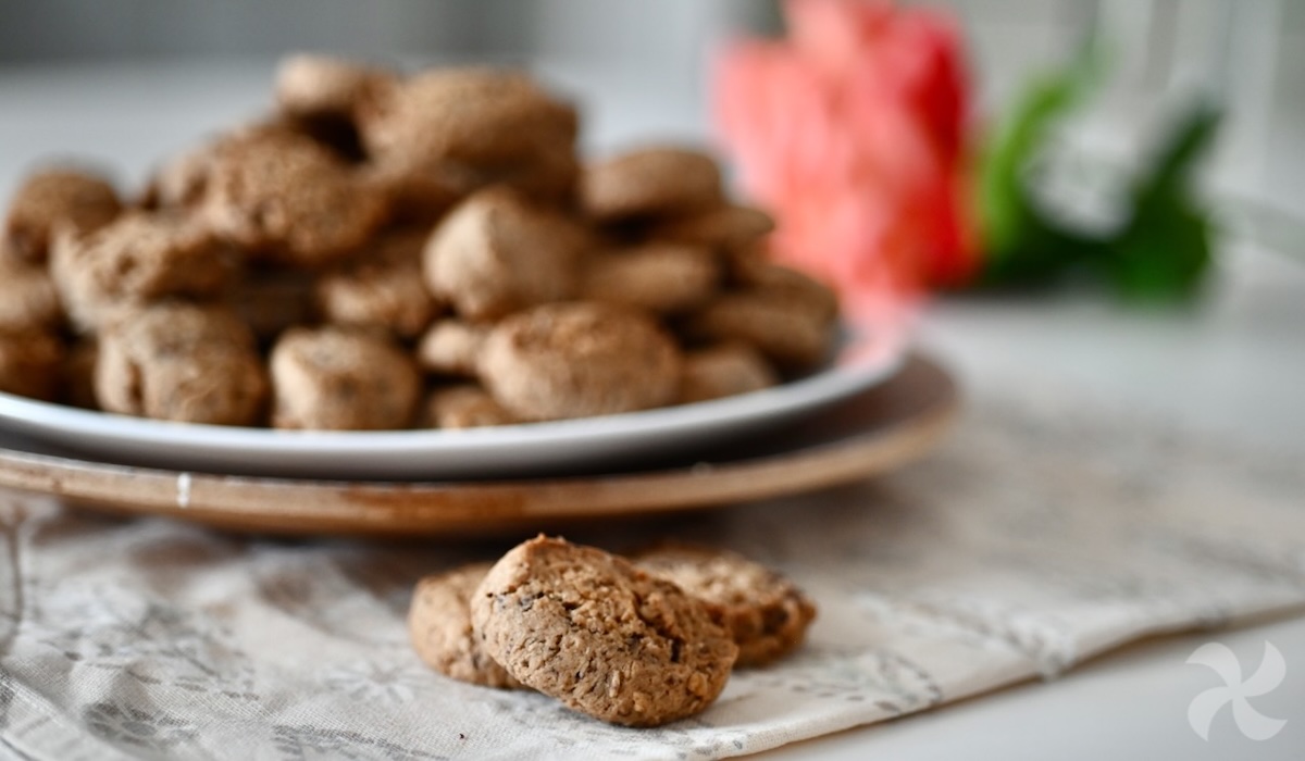 Galletas de mantequilla con chocolate y avena