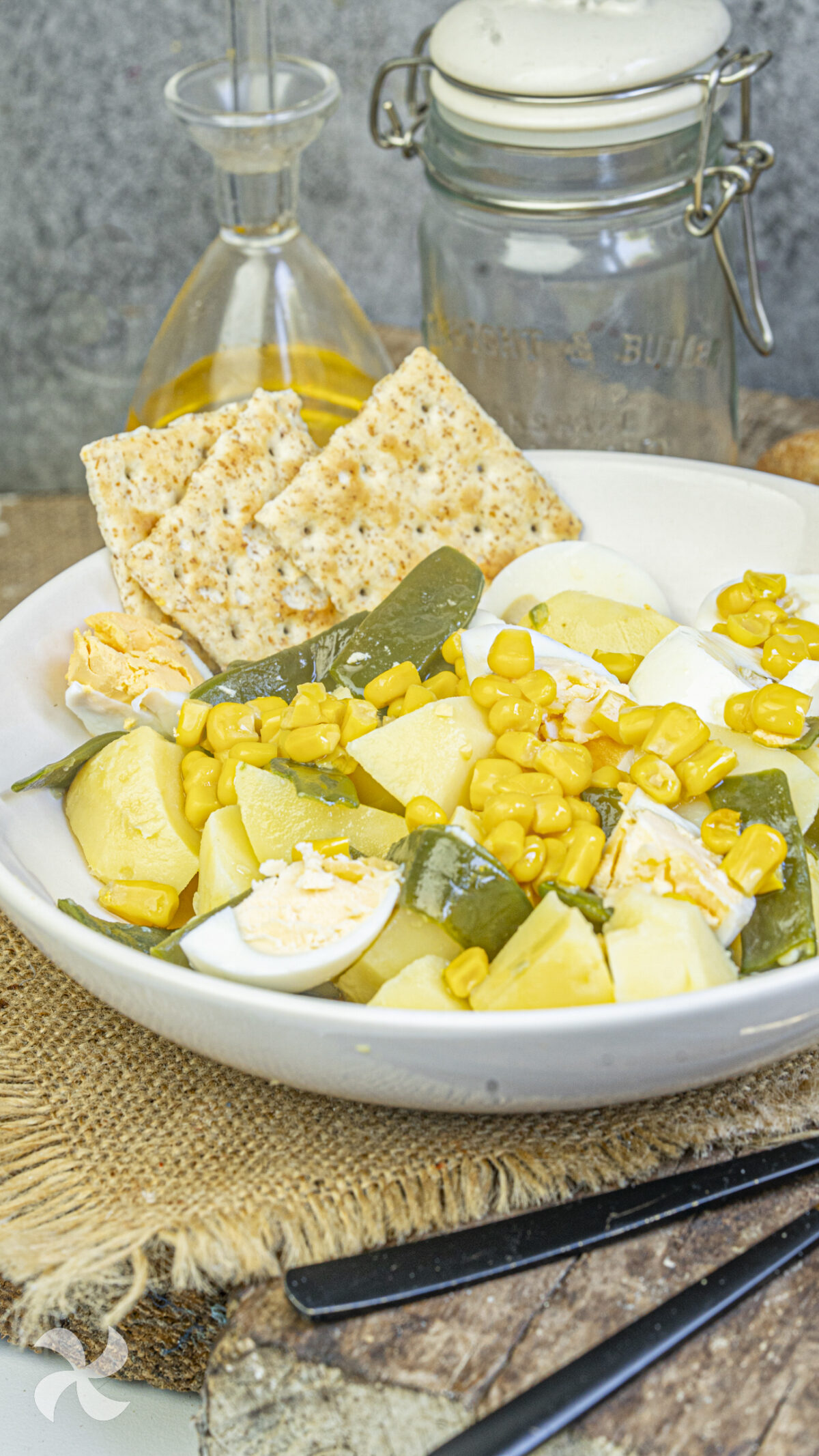 Ensalada de patata con judía verde